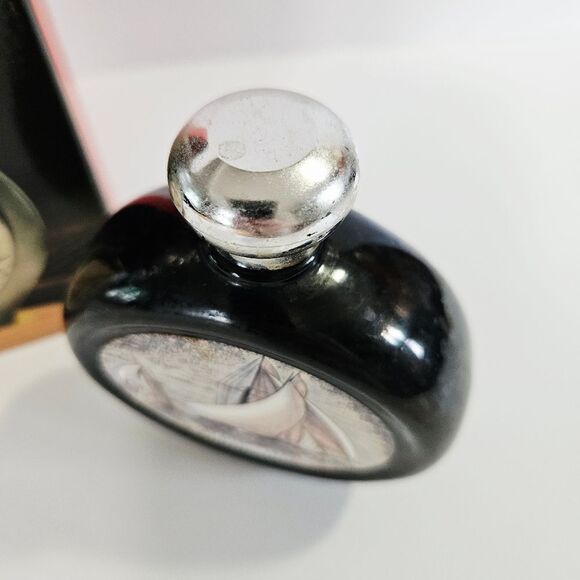 Vintage Old Spice Commemorative Flask Decanter "Magic 1870" After Shave With Box - Picture 3 of 12